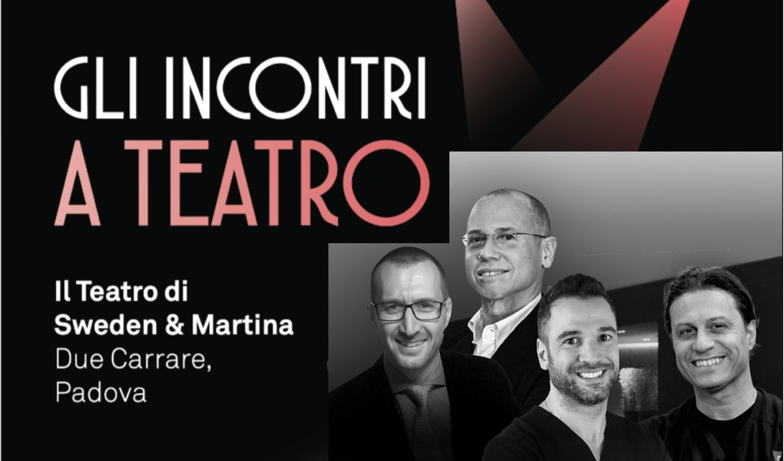Locandina de Gli Incontri a Teatro, Teatro di Sweden & Martina, Due Carrare (Padova)
